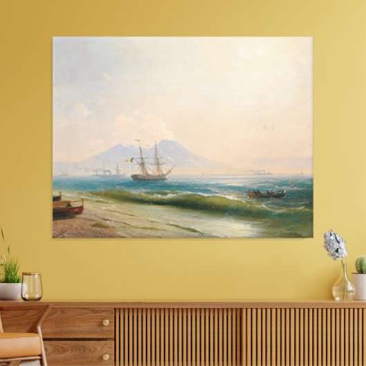 Ivan Konstantinovich Aivazovsky - View of Mount  キャンバスプリント (インサイチュ (リビング))