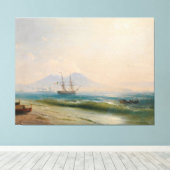 Ivan Konstantinovich Aivazovsky - View of Mount  キャンバスプリント (インサイチュ (ウッドフロア))