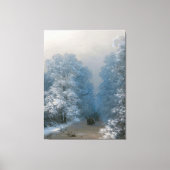 Ivan Konstantinovich Aivazovsky - Winter Landscape キャンバスプリント (正面)
