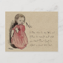 Ivar Arosenius Lillan氏がNo CC0238と語る ポストカード