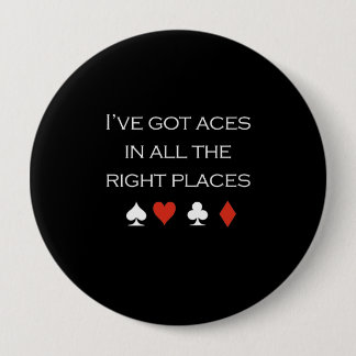 Iveはすべての権利の場所のTシャツの白のエースを得ました 缶バッジ