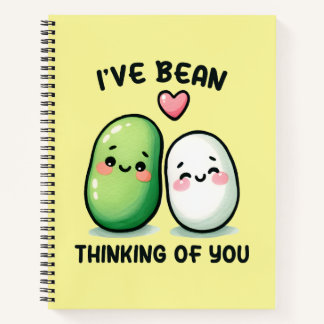 I've Bean Thinking of You Cute Kawaii ノートブック