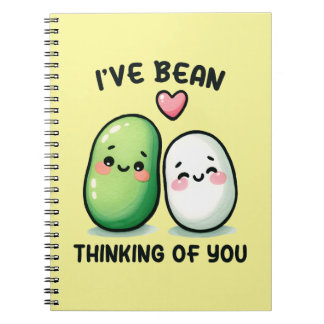 I've Bean Thinking of You Cute Kawaii ノートブック