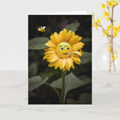 I've been successfully pollinated. カード (黄色い花)