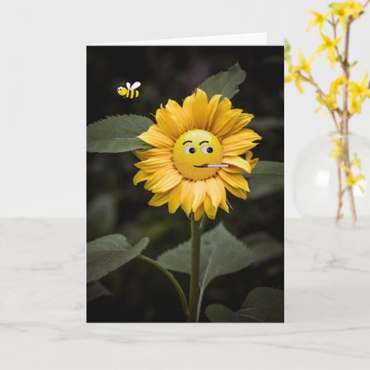 I've been successfully pollinated. カード (黄色い花)