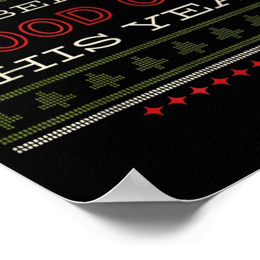 Ive Been The Good One This Year Christmas  ポスター (角)