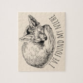 I've Found My Niche Cozy Napping Fox ジグソーパズル (縦)