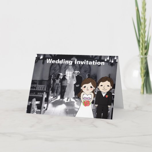 I've found the perfect venue. 招待状 (正面)