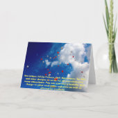 I've found the perfect venue. 招待状 (裏面)