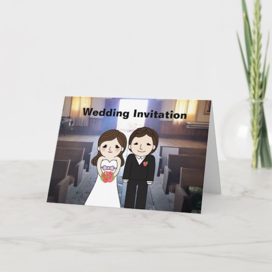 I've found the perfect venue. 招待状 (正面)