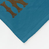 I've got friends in low places corgi dad  フリースブランケット (角)