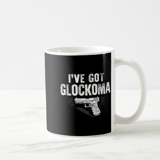 I've Got Glockoma Funny Vintage コーヒーマグカップ (右)