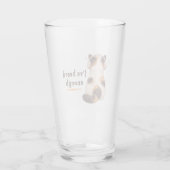 "I've heard enough" Cat Wearing Headphone タンブラーグラス (裏面)