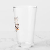 "I've heard enough" Cat Wearing Headphone タンブラーグラス (左)