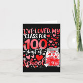 I've Loved My Cl For 100 Days Of School Valentine  カード (正面)