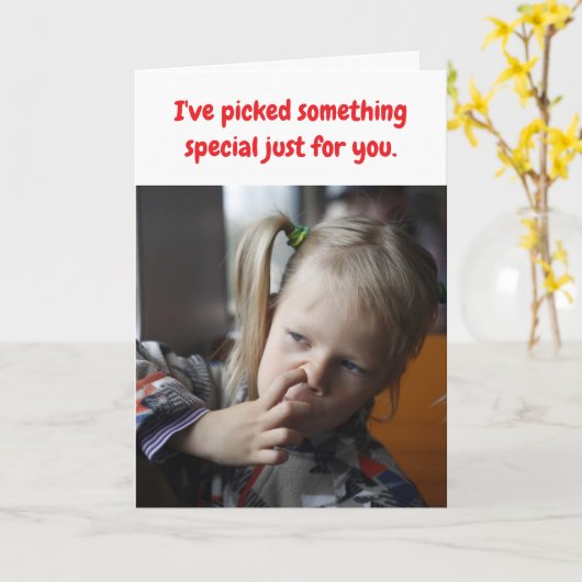 I've picked something special just for you. カード (黄色い花)