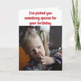 I've picked you something special. カード