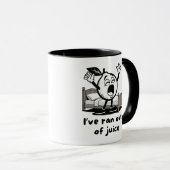 I've Ran Out Of Juice Fun Lemon Pun マグカップ (正面右)