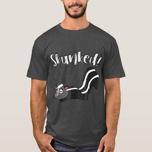 Ive Skunked Board Card得ゲームスカンク Tシャツ (正面)