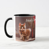 Iven's Morning Caffeineカスタマイズ可パーソナライズされた能 マグカップ (左)