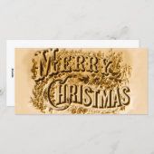 Ivesの製革工およびメリークリスマス シーズンカード (正面/裏面)