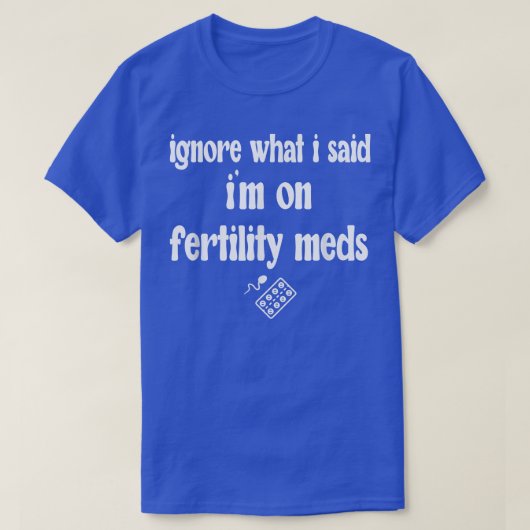 IVFおもしろい母IVF移動日胚移動 Tシャツ (デザイン正面)
