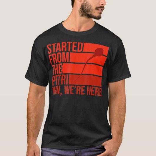 IVFの生存者戦士転校日不妊症 Tシャツ (正面)