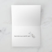 IVFグッドラック不妊症挨拶カード カード (内部)