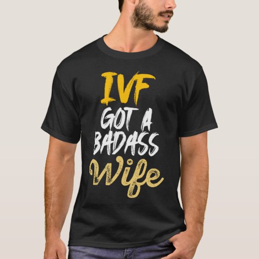 IVFサバイバー戦士の妻の転送の日不妊 Tシャツ (正面)