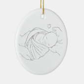 IVFドクターズミラクルワークギフトオーナメントブルー セラミックオーナメント (右)