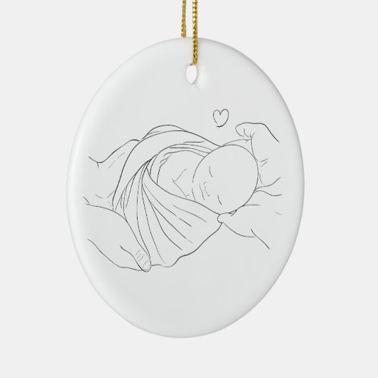 IVFドクターズミラクルワークギフトオーナメントブルー セラミックオーナメント (右)