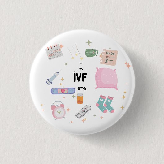 IVFピン 缶バッジ (正面)