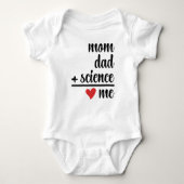 IVFベビー妊娠の発表 ベビーボディスーツ (正面)