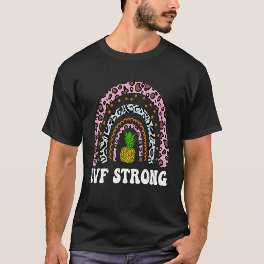 IVFママ転送デイレインボーパイナップルIVF強 Tシャツ (正面)