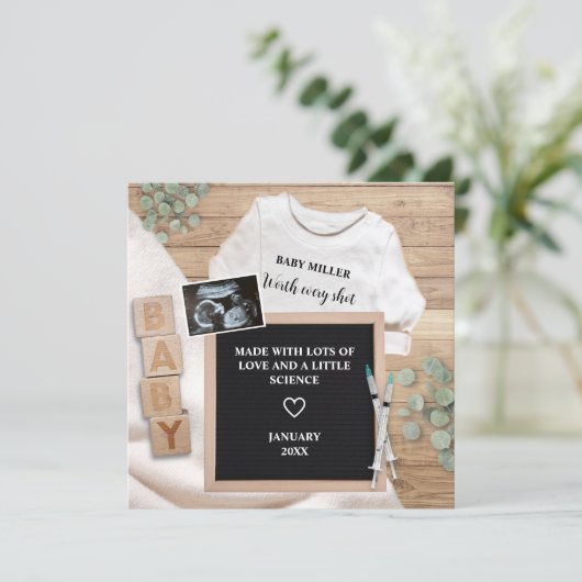 IVFワースすべてのショットウルタハウンドソノグラムプレガナンシー 案内状 (スタンド正面)