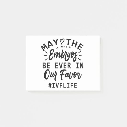 IVF振替日取得日IVFカップルギフト ポストイット (正面)