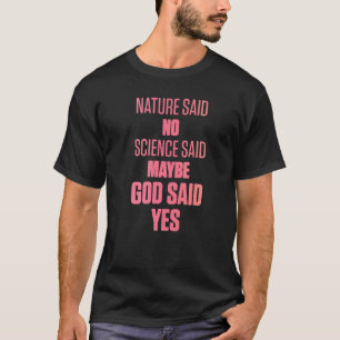 IVF生存戦士ママ神Yes転送日インフィ Tシャツ