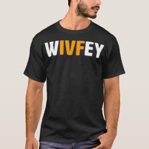 IVF転送日ママ不妊認識度サポート Tシャツ
