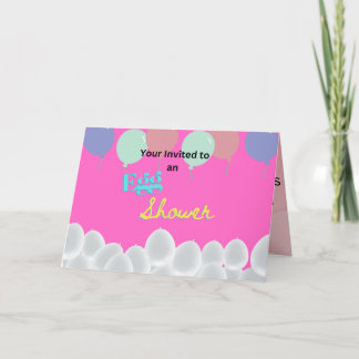 IVF、豊饒お祝いカード 案内状