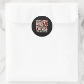 Ivf Transfer Day Surrogacy Pregnancy Surrogate Mat ラウンドシール (バッグ)