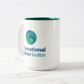 IVHロゴ2 – トーンマグカップ – Hunter Green ツートーンマグカップ (正面左)