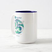 IVH 25周年記念マグカップ – 2トーン – 海軍 ツートーンマグカップ (正面左)