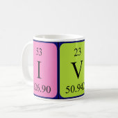 Ivo定期テーブル名mag コーヒーマグカップ (正面左)