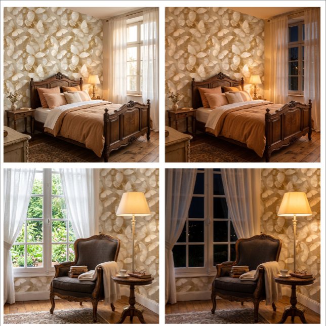 Ivorielle Flight バタフライ ピール＆スティック  壁紙 (The Butterfly Wallpaper Trend Luxury Homes Love)