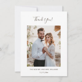 Ivory 3D Magnolia Flower サンキューカード