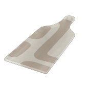 Ivory and Beige Abstract Glass Cutting Board カッティングボード (角)
