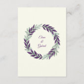 Ivory and Wreath / Boda Marfil y Corona エンクロージャーカード (裏面)