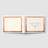 Ivory Baby Shower Guest Book Real Foil Guestbooks  ゲストブック (全面)