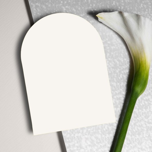 Ivory Bloom & Elegant Gold Script Bridal Shower  招待状