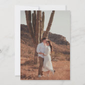 Ivory Boho Hand Drawn Mexican Paper Picado Wedding 招待状 (裏面)